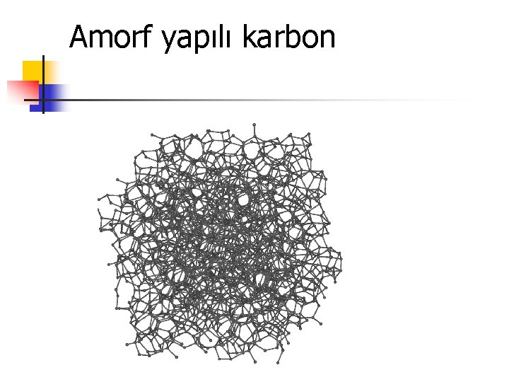 Amorf yapılı karbon 