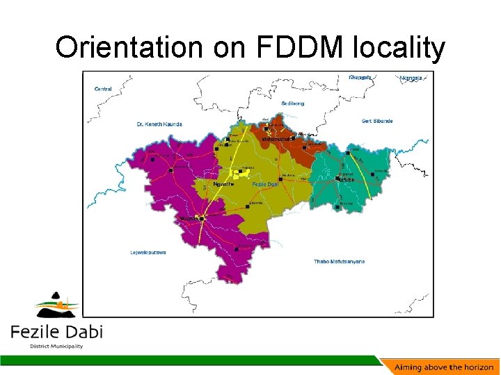 Orientation on FDDM locality 