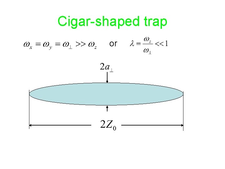 Cigar-shaped trap or 