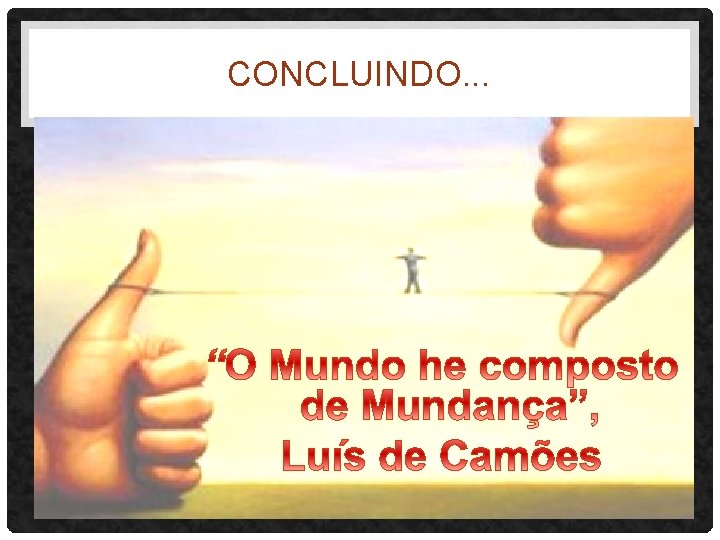 CONCLUINDO. . . Química 12º ano 