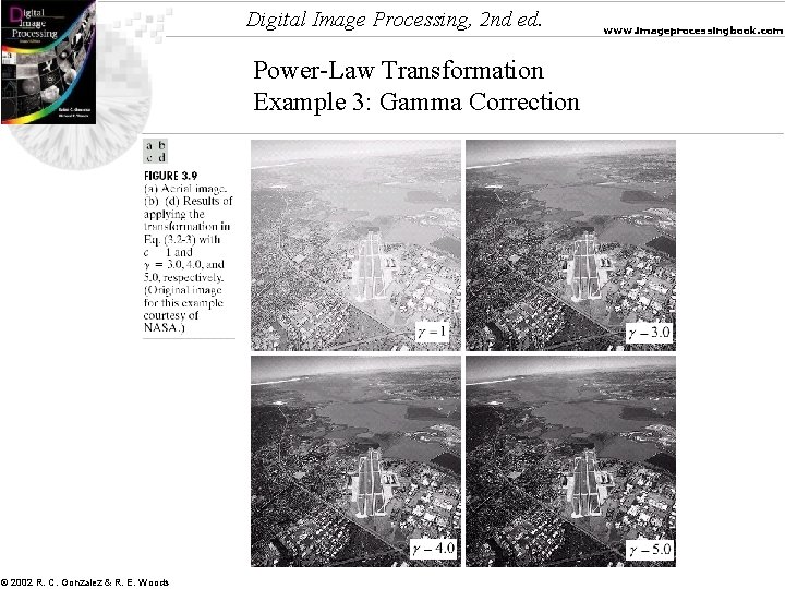 Digital Image Processing, 2 nd ed. Power-Law Transformation Example 3: Gamma Correction © 2002