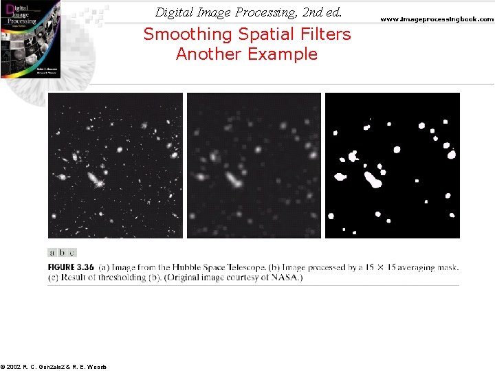Digital Image Processing, 2 nd ed. Smoothing Spatial Filters Another Example © 2002 R.