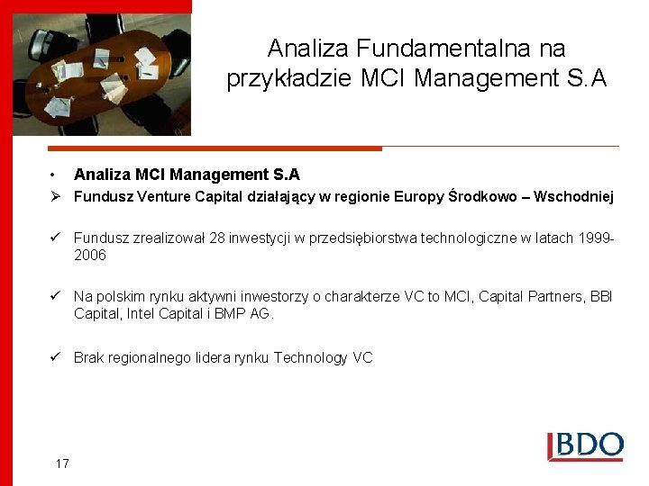 Analiza Fundamentalna na przykładzie MCI Management S. A • Analiza MCI Management S. A
