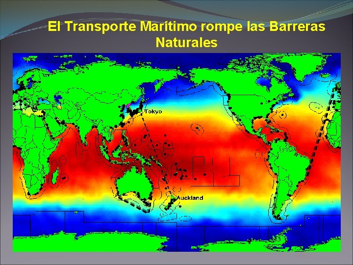 El Transporte Marítimo rompe las Barreras Naturales 