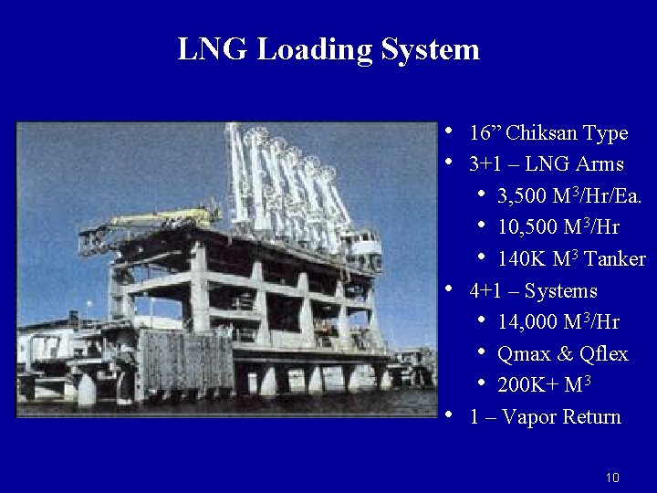 LNG Loading System • • 16” Chiksan Type 3+1 – LNG Arms • 3, LNG Loading System • • 16” Chiksan Type 3+1 – LNG Arms • 3,