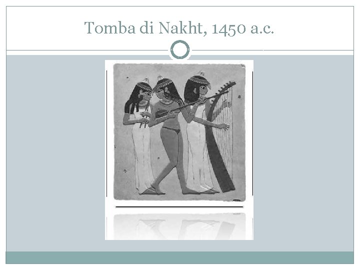 Tomba di Nakht, 1450 a. c. Tomba di Nakht, 1450 a. c.