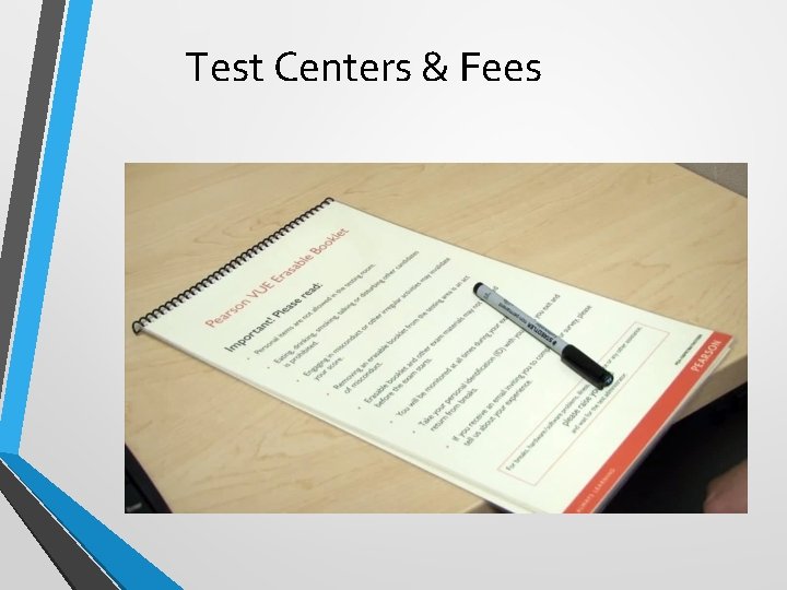 Test Centers & Fees 