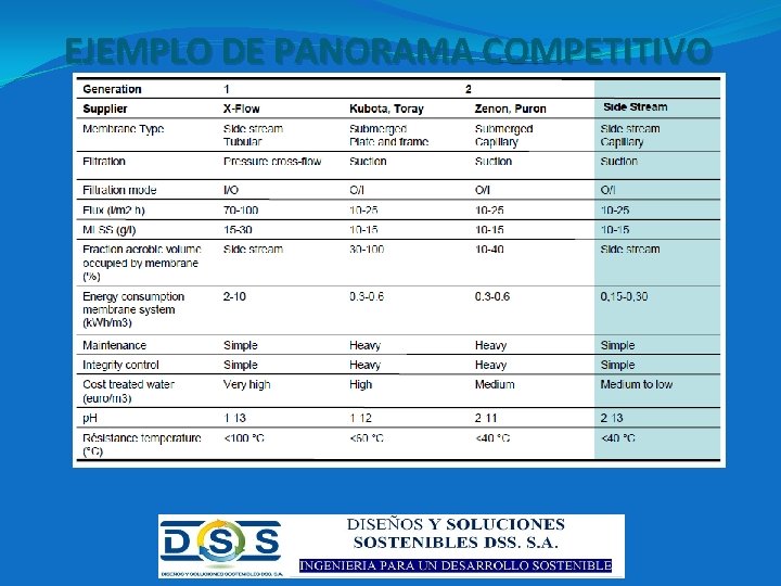 EJEMPLO DE PANORAMA COMPETITIVO 