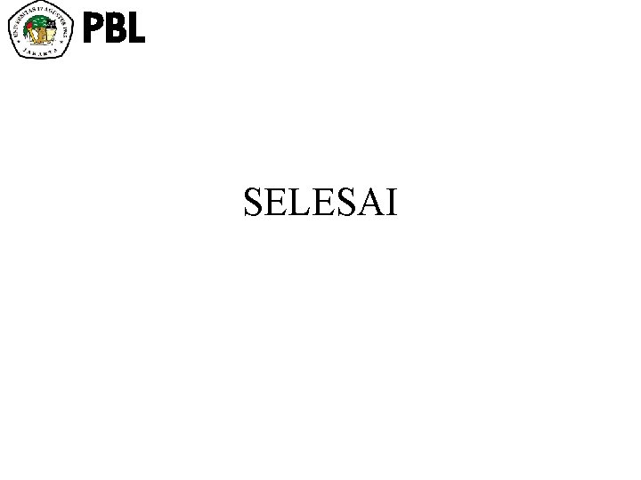 PBL SELESAI 