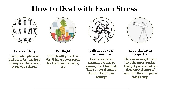 How to Deal with Exam Stress Exercise Daily 20 minutes physical activity a day