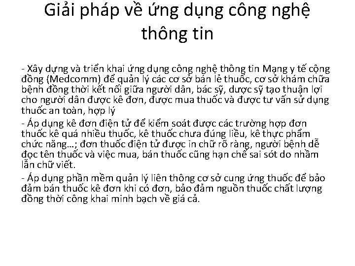 Giải pháp về ứng dụng công nghệ thông tin - Xây dựng và triển