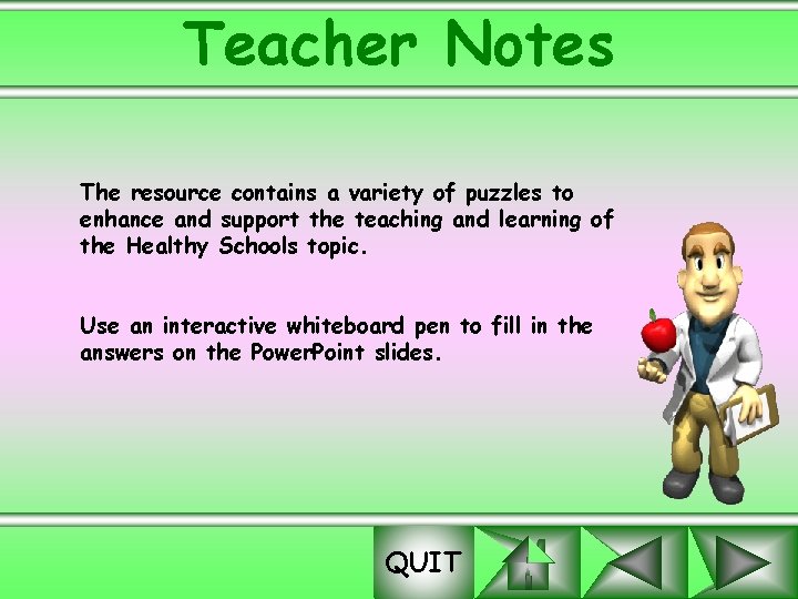 Teacher Notes The resource contains a variety of puzzles to enhance and support the