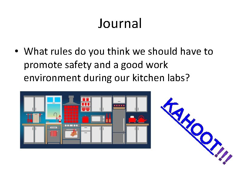 Journal • What rules do you think we should have to promote safety and