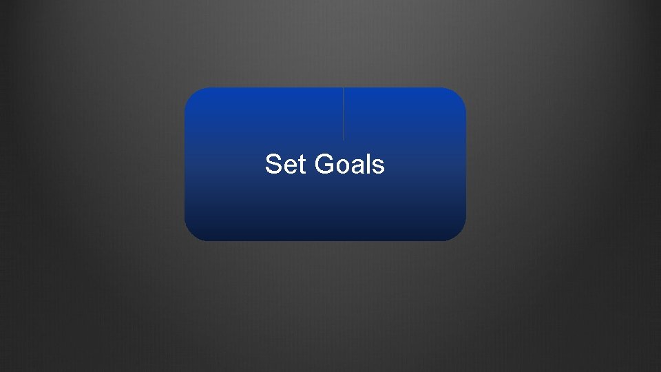 Set Goals 