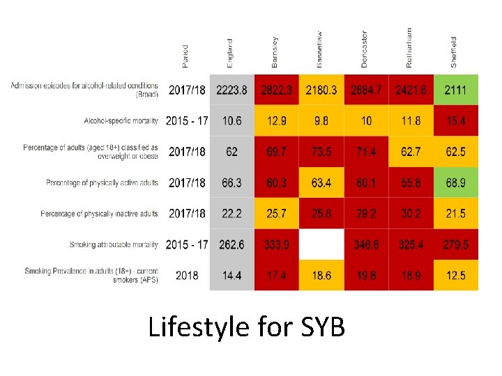 Lifestyle for SYB 