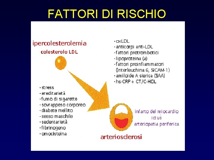 FATTORI DI RISCHIO DELL’ATEROSCLEROSI 