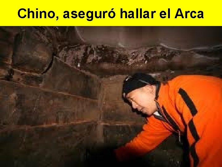 Chino, aseguró hallar el Arca 