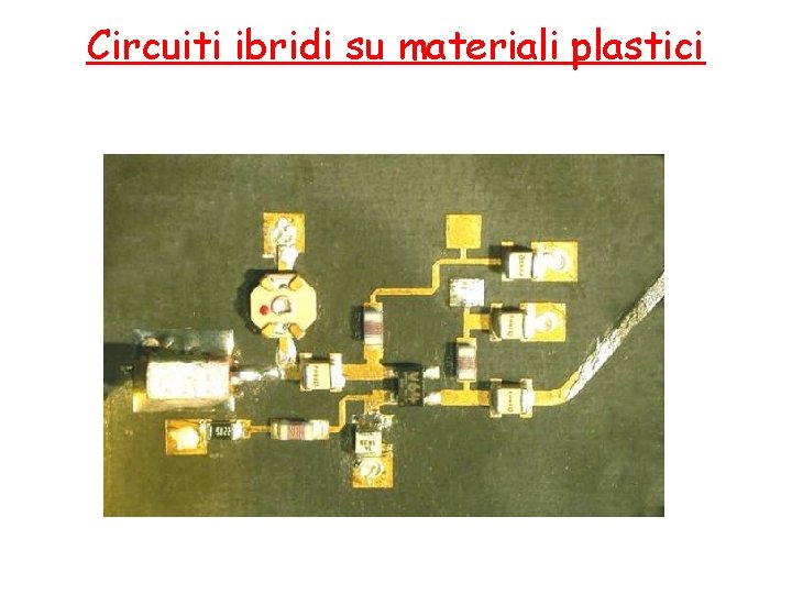 Circuiti ibridi su materiali plastici 
