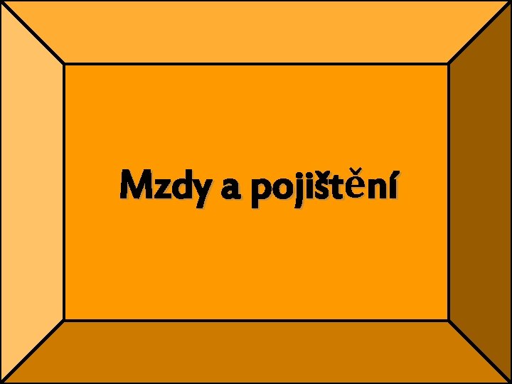 Mzdy a pojištění 