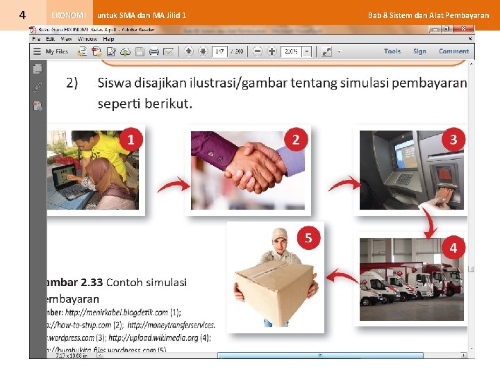 4 EKONOMI untuk SMA dan MA Jilid 1 Bab 8 Sistem dan Alat Pembayaran