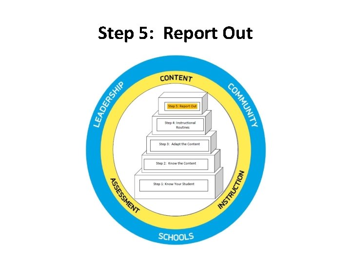 Step 5: Report Out 