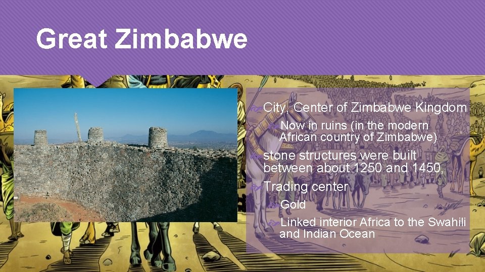 Great Zimbabwe City, Center of Zimbabwe Kingdom Now in ruins (in the modern African