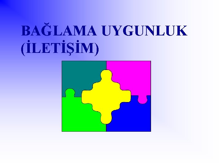 BAĞLAMA UYGUNLUK (İLETİŞİM) 