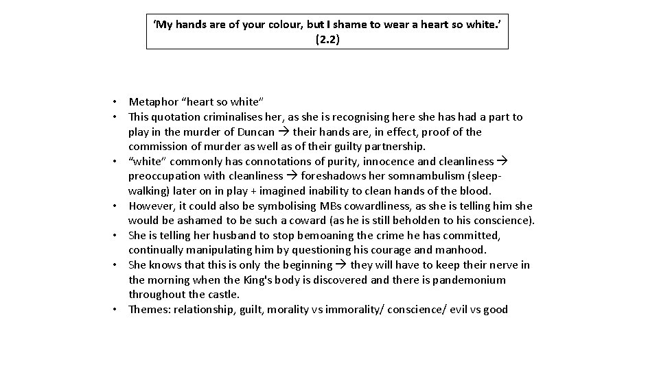 ‘My hands are of your colour, but I shame to wear a heart so ‘My hands are of your colour, but I shame to wear a heart so