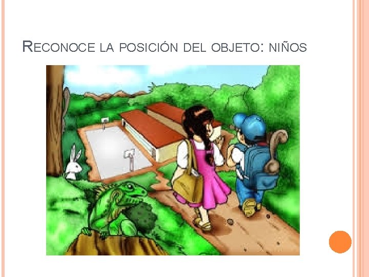 RECONOCE LA POSICIÓN DEL OBJETO: NIÑOS 