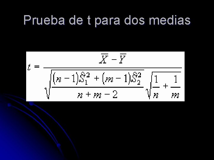 Prueba de t para dos medias 