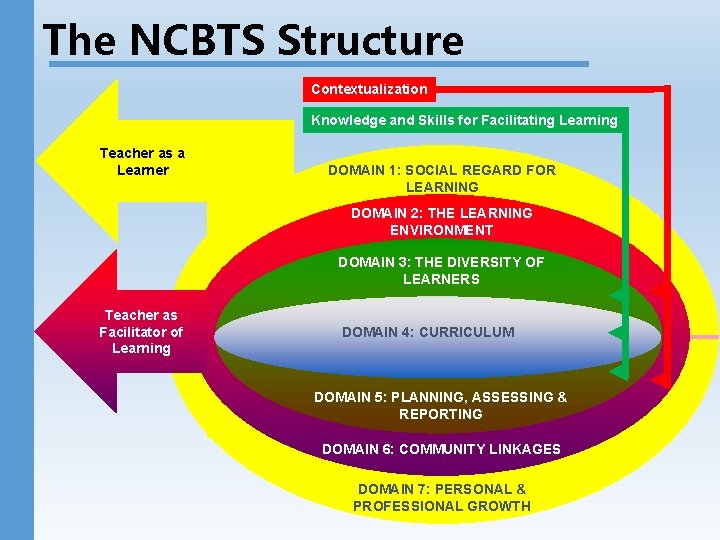 The NCBTS Structure Contextualization Knowledge and Skills for Facilitating Learning Teacher as a Learner