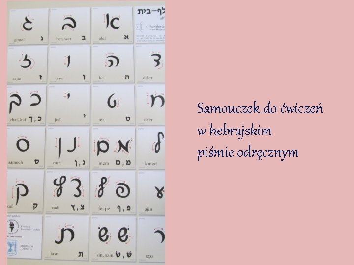 Samouczek do ćwiczeń w hebrajskim piśmie odręcznym 