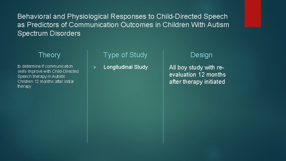 Behavioral and Physiological Responses to Child-Directed Speech as Predictors of Communication Outcomes in Children