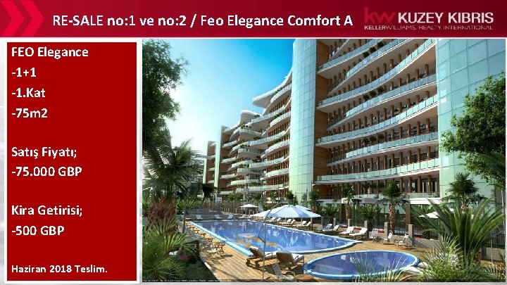 RE-SALE no: 1 ve no: 2 / Feo Elegance Comfort A FEO Elegance -1+1