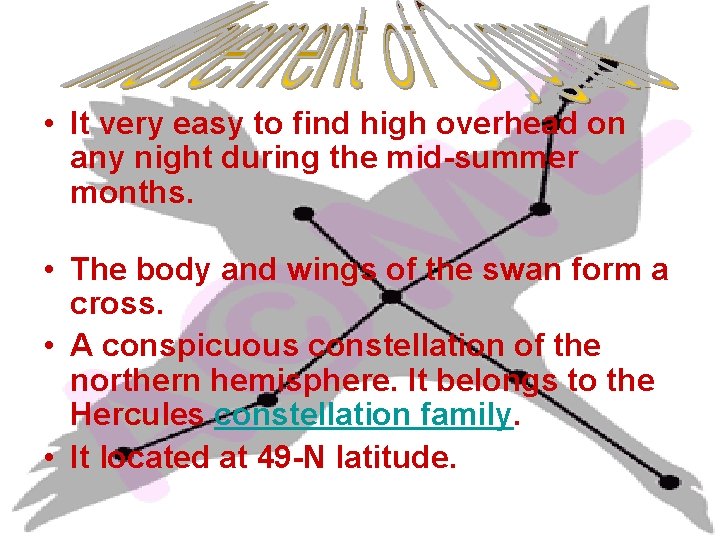  • It very easy to find high overhead on any night during the