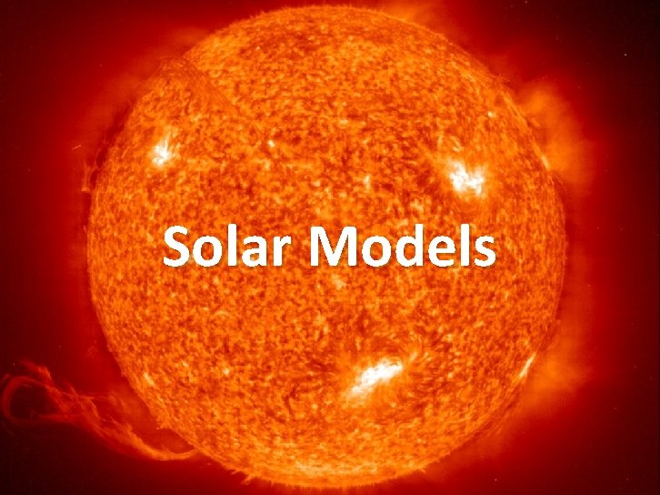 Solar Models Georg Raffelt, MPI Physics, Munich Neutrinos in Astrophysics and Cosmology, NBI, 23–