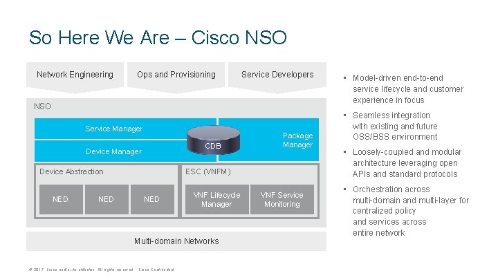 So Here We Are – Cisco NSO Network Engineering Ops and Provisioning Service Developers