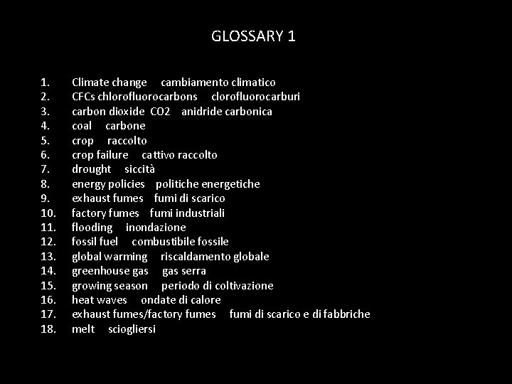  GLOSSARY 1 1. 2. 3. 4. 5. 6. 7. 8. 9. 10. 11.