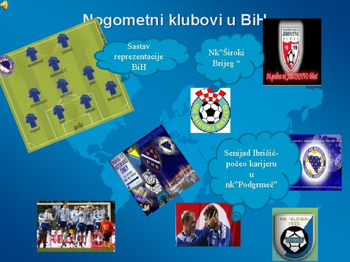 Nogometni klubovi u Bi. H Sastav reprezentacije Bi. H Nk”Široki Brijeg “ Senijad Ibričićpočeo