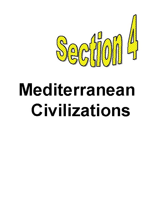 Mediterranean Civilizations 