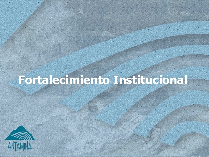 Fortalecimiento Institucional 