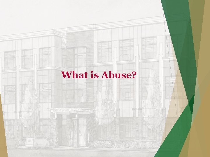 What is Abuse? 