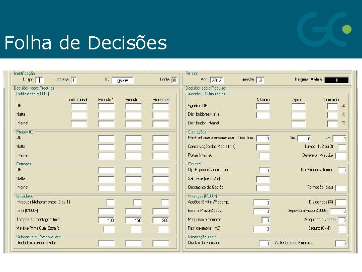 Folha de Decisões 