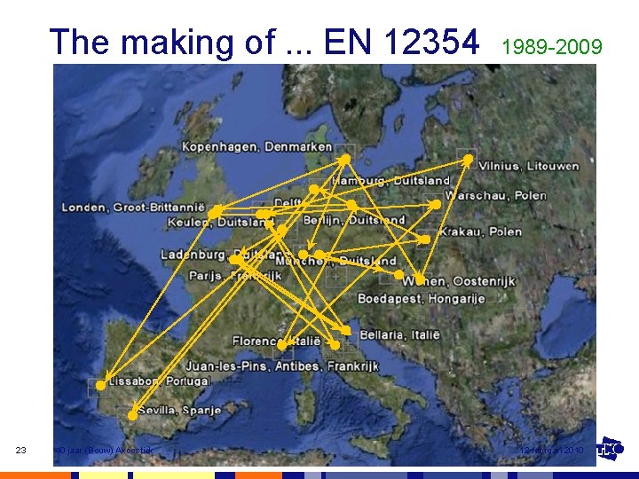 The making of. . . EN 12354 23 40 jaar (Bouw) Akoestiek 1989 -2009