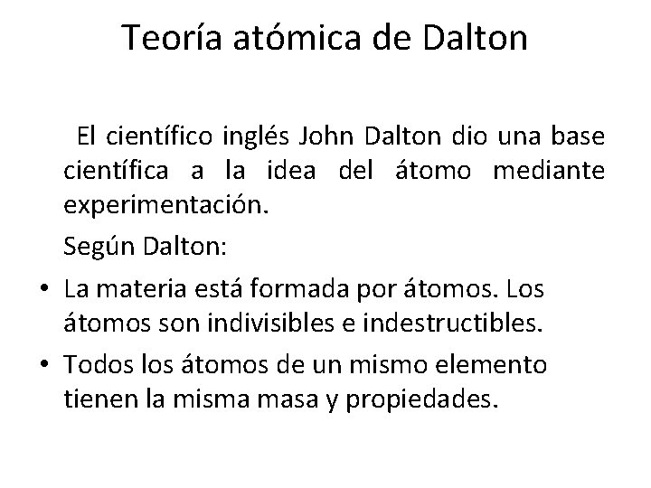 Estructura de los tomos La tabla peridica Teora