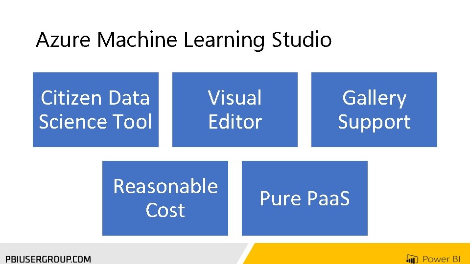 Azure Machine Learning Studio Citizen Data Science Tool Visual Editor Reasonable Cost Gallery Support