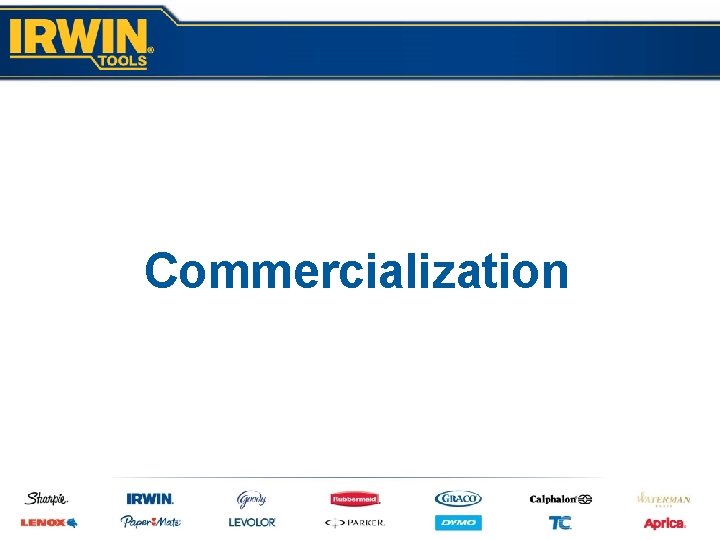 Commercialization 