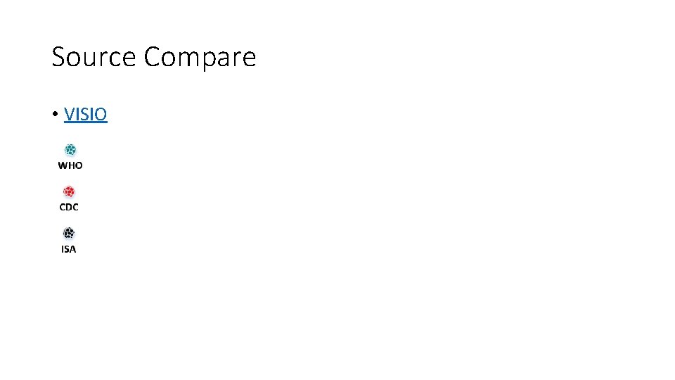 Source Compare • VISIO Source Compare • VISIO