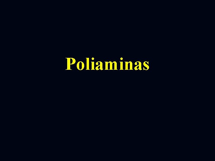 Poliaminas 