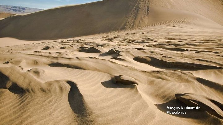 Espagne, les dunes de Maspalomas 